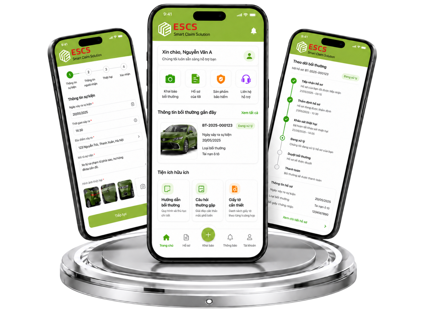 Ứng dụng mobile dành cho khách hàng ESCS